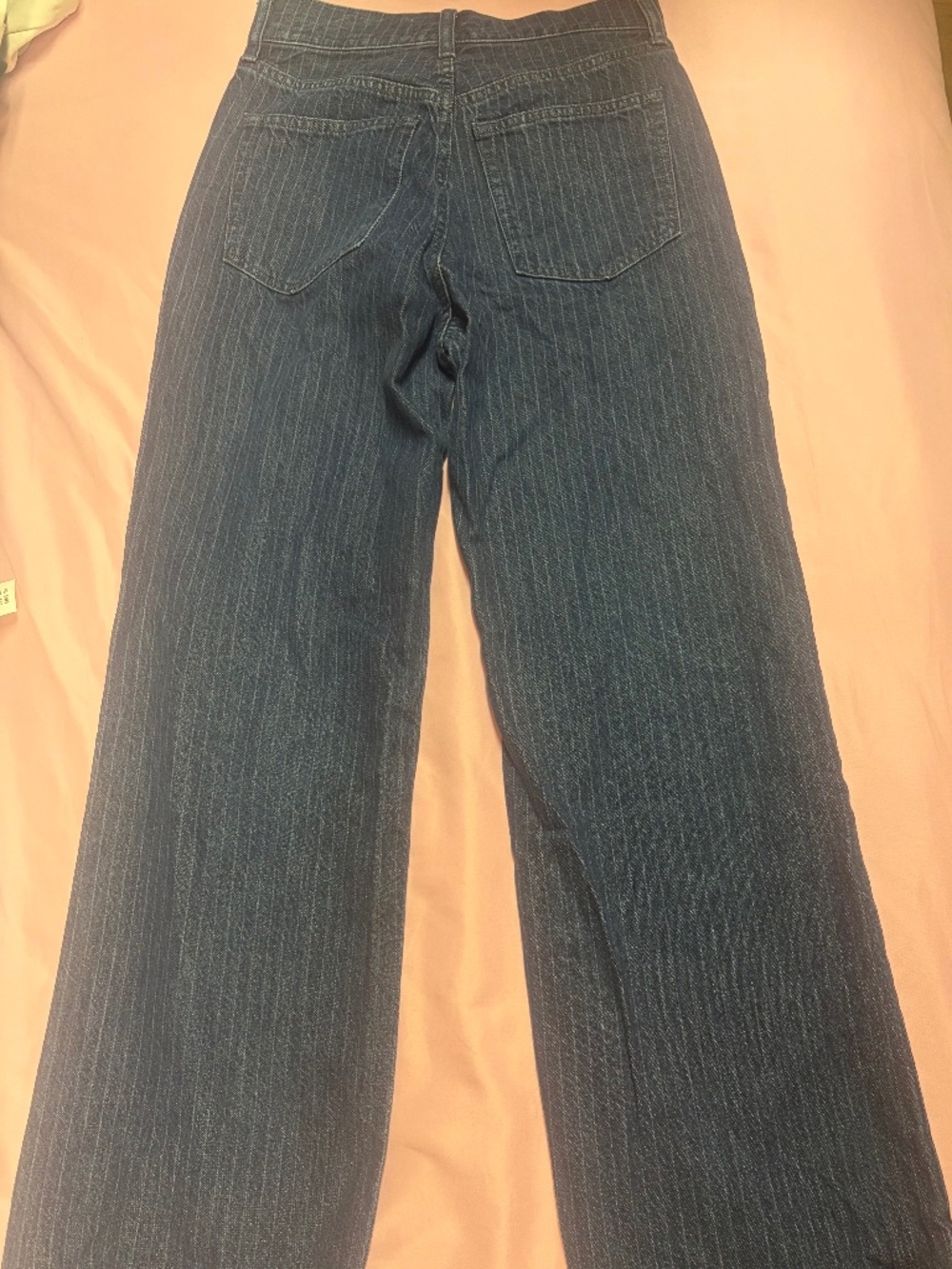 Abercrombie The Loose High Rise Jeans Size 25 Dark Wash NWT